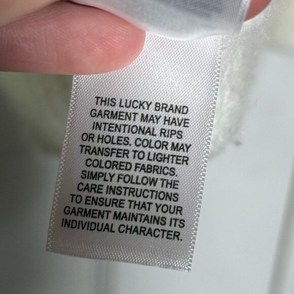 Lucky Brand Fairisle Turtleneck Sweater Wool White Red Blue Size XXL Knit - Picture 11 of 13